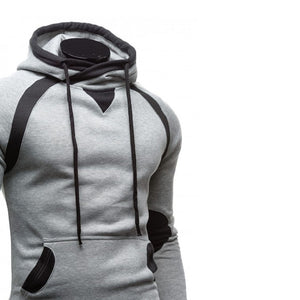 Men Winter Slim Hoodie Warm Pullover Sweatshirt Hooded Coat Outwear